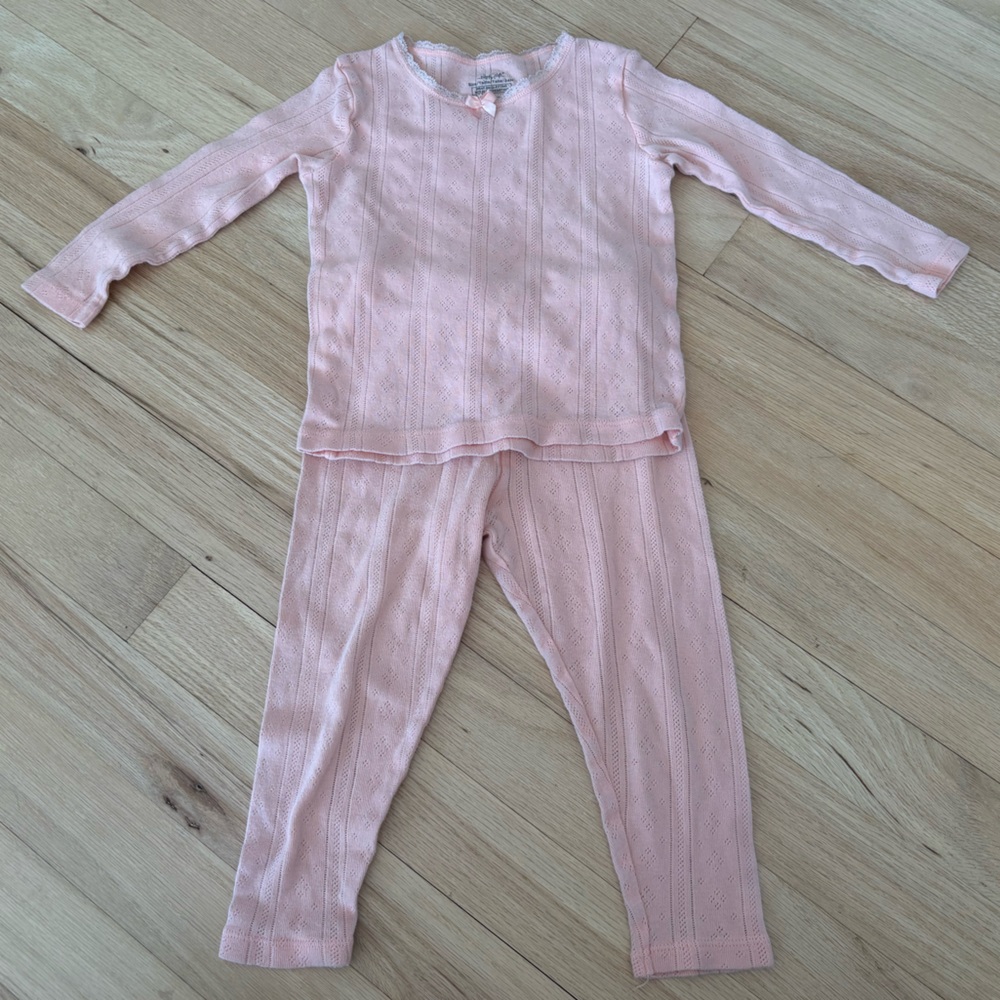 Rene Rofe Light Pink Toddler Pajamas